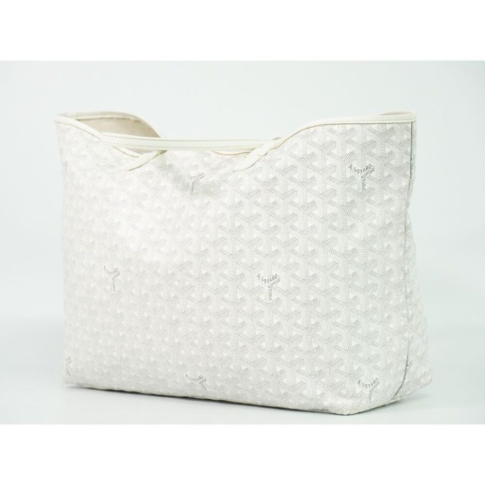 Goyard Artois Coated Canvas White Canvas Tote Bag Bag